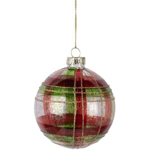 Clayre & Eef 6GL5178 Christbaumkugel Ø 8x8 cm...