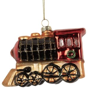 Clayre & Eef 6GL5249 Weihnachtsanhänger 10x5x6 cm