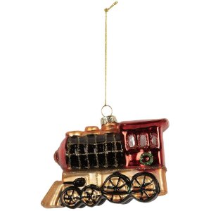 Clayre & Eef 6GL5249 Weihnachtsanhänger 10x5x6 cm