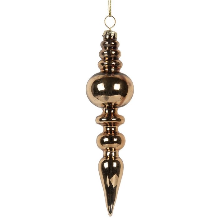 Clayre & Eef Ornament de Crăciun Auriu 4x16 cm