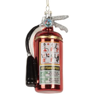 Clayre & Eef 6GL5294 Weihnachtsanhänger 6x5x13 cm