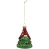 Clayre & Eef 6GL5298 Ornament de Crăciun Roșu și Verde Ø 5x9 cm