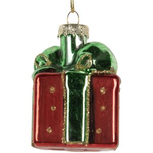 Clayre & Eef 6GL5300 Weihnachtsanhänger 4x4x6 cm