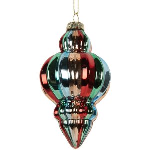 Clayre & Eef 6GL5301 Christbaumkugel Ø 7x12 cm...