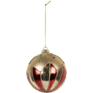 Clayre & Eef 6GL5316 Christbaumkugel Ø 8x8 cm...