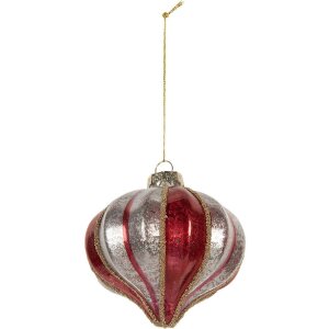 Clayre & Eef 6GL5326 Christbaumkugel Ø 8 cm...