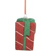 Clayre & Eef 66095 Dekoration Anhänger Geschenkbox 8x8x11 cm Rot und Grün