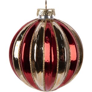 Clayre & Eef 6GL5135 Christbaumkugel Ø 8x8 cm...