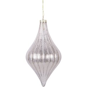 Clayre & Eef 6GL5142 Christbaumkugel Ø 8x15 cm...