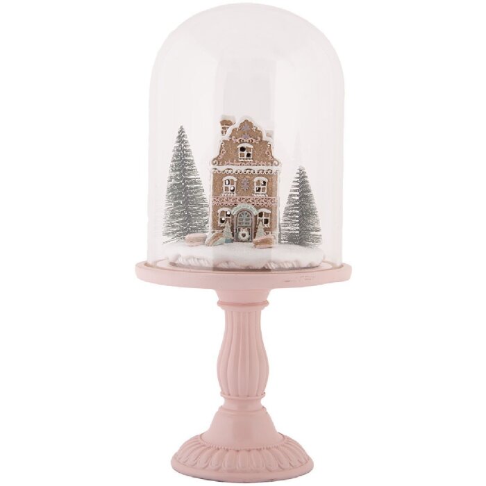 Clayre & Eef Clopot de sticlă decorativ cu LED 17x36 cm