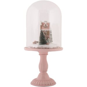 Clayre & Eef Clopot de sticlă decorativ cu LED 17x36 cm