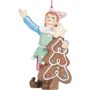 Clayre & Eef 6PR5298 Dekoration Anhänger Elfe...