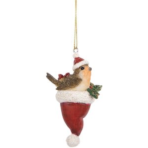 Clayre & Eef 6PR5665 Dekoration Anhänger Vogel...