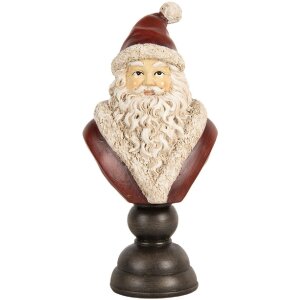Clayre & Eef 6PR5673 Bust Decorativ Moș Crăciun...