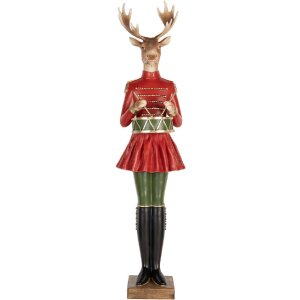 Clayre & Eef 5PR0189 Dekoration Rentier 23x19x77 cm