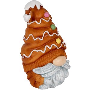 Clayre & Eef Statuetă Gnom 9x8x13 cm Maro și Albastru