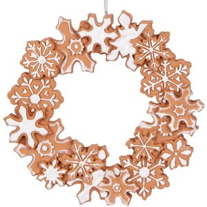 Clayre & Eef Decorațiune Pandantiv Coroană Crăciun...