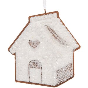 Clayre & Eef 6PR5327 Ornament Decor Casă 9x1x10 cm Alb Maro