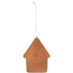 Clayre & Eef 6PR5331 Ornament Decor Casă 8x1x10 cm Alb-Maro