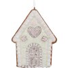 Clayre & Eef 6PR5336 Ornament Decor Casă Verde Alb 8x1x10 cm