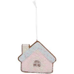 Clayre & Eef 6PR5340 Dekoration Anhänger Haus...