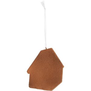 Clayre & Eef 6PR5341 Decorațiune Pandantiv Căsuță Albastru Roz 9x1x10 cm