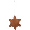 Clayre & Eef Ornament Decorativ Fulg de Nea 9x1x10 cm Alb Maro