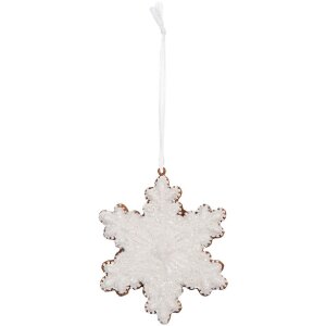 Clayre & Eef 6PR5358 Ornament Decorativ Fulg de Nea...