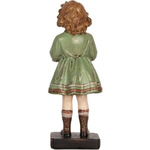 Clayre & Eef 6PR5557 Dekoration Kind 9x8x21 cm Grün-Beige