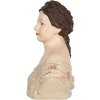 Clayre & Eef 6PR5562 Dekoration Büste Frau 18x11x21 cm Beige/Braun