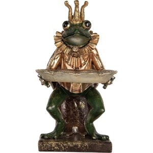 Clayre & Eef 6PR5565 Decorațiune Broască Verde 16x15x28 cm