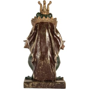 Clayre & Eef 6PR5565 Decorațiune Broască Verde 16x15x28 cm