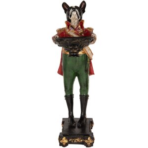 Clayre & Eef 6PR5578 Kerzenständer Hund 18x11x35...