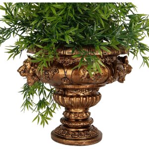 Clayre & Eef 6PR5582 Ghiveci Decorativ Auriu 26x22x21 cm