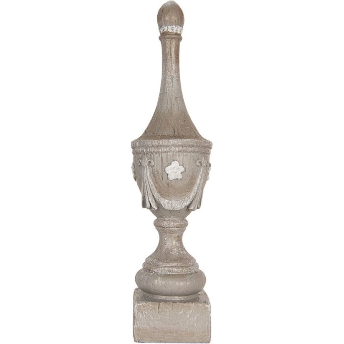 Clayre & Eef 6PR5584 Ornament Decorativ Gri 11x43 cm