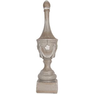 Clayre & Eef 6PR5584 Ornament Decorativ Gri 11x43 cm