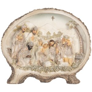 Clayre & Eef 6PR5919 Weihnachtsgruppe 18x4x15 cm