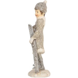 Clayre & Eef 6PR5921 Set 2 Decorațiuni Crăciun Copii 8x5x15 cm