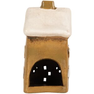 Clayre & Eef 6CE2183 Decorațiune Casă Crăciun 8x7x15 cm Maro Bej