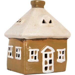 Clayre & Eef 6CE2184 Dekoration Haus 12x9x14 cm...