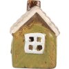 Clayre & Eef 6CE2186 Dekoration Haus 8x7x10 cm Grün Beige