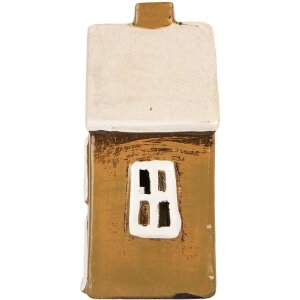 Clayre & Eef 6CE2187 Dekoration Haus 12x8x18 cm Braun Beige