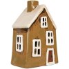 Clayre & Eef 6CE2187 Dekoration Haus 12x8x18 cm Braun Beige