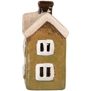 Clayre & Eef 6CE2188 Decorațiune Casă 11x7x13 cm Verde Bej Ceramică