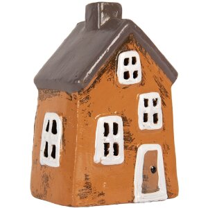 Clayre & Eef 6CE2193 Dekoration Haus 9x7x13 cm Orange...