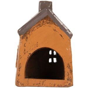 Clayre & Eef Decorațiune Căsuță Ceramică 9x7x13 cm Crăciun