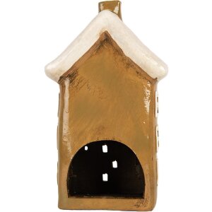 Clayre & Eef 6CE2194 Dekoration Haus 12x8x19 cm Braun-Beige