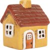 Clayre & Eef 6CE2197 Dekoration Haus 8x7x10 cm Keramik