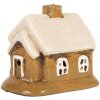 Clayre & Eef 6CE2198 Dekoration Haus 9x7x9 cm Braun-Beige