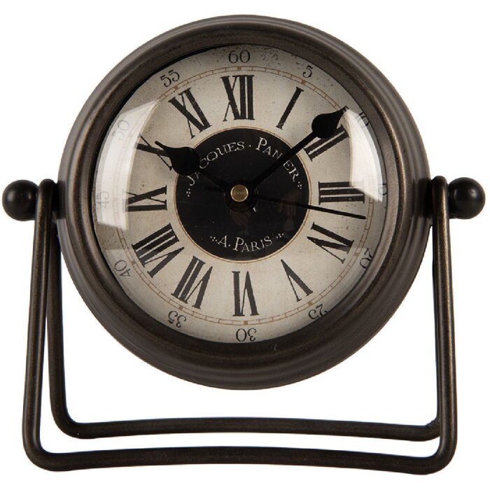 Clayre & Eef 6KL0835 Tischuhr 12x5x11 cm 1xAA Batterie